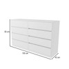 Cômoda Antuérpia 8 Gavetas Branco - Panorama Móveis