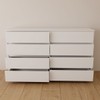 Cômoda Antuérpia 8 Gavetas Branco - Panorama Móveis