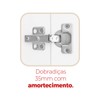 Cozinha Completa Aspen 11 Portas 4 Gavetas com Vidro Branco/Cinamomo - Fellicci