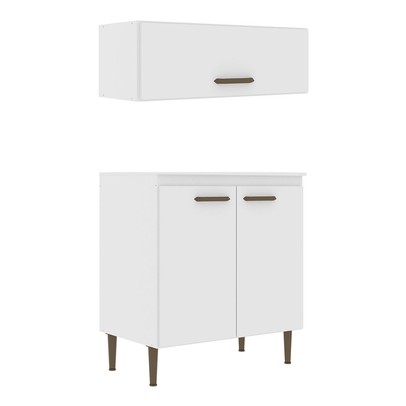 Cozinha Compacta Dolce Café 3 Portas Branco - Panorama Móveis