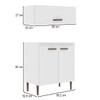 Cozinha Compacta Dolce Café 3 Portas Branco - Panorama Móveis