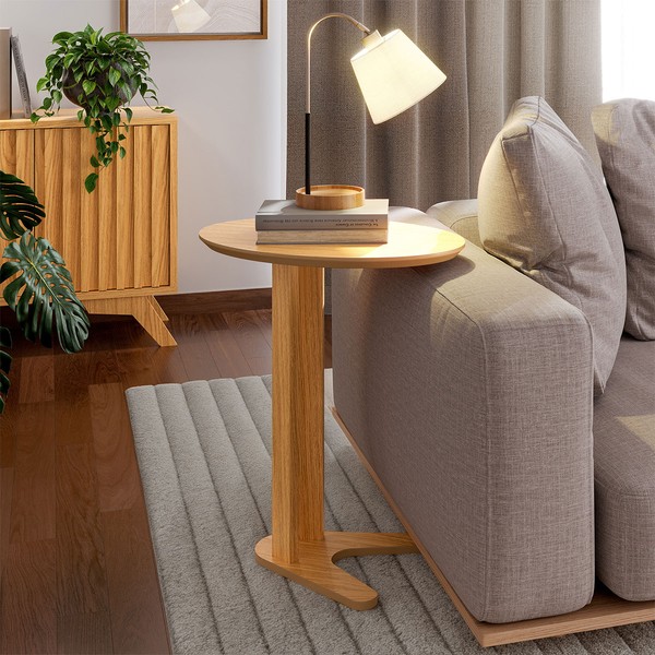 Mesa de Canto 60cm 100% Mdf Carvalho Rose - Dalla Costa