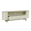 Rack para TV Até 60 Polegadas 1 Gaveta 100% Mdf Tb300 Off White - Dalla Costa