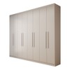 Guarda-Roupa Casal Bréscia 8 Portas 4 Gavetas Branco - Panorama Móveis