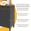 Cozinha Compacta Bariloche 6 Portas 2 Gavetas com Tampo e Pés 100% Mdf Chumbo - Indékes