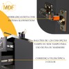 Cozinha Compacta Bariloche 6 Portas 2 Gavetas com Tampo e Pés 100% Mdf Chumbo - Indékes