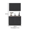 Cozinha Compacta Bariloche 6 Portas 2 Gavetas 100% Mdf Chumbo - Indékes