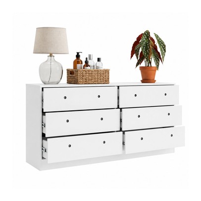 Cômoda 6 Gavetas Bcm 28 Branco - Brv