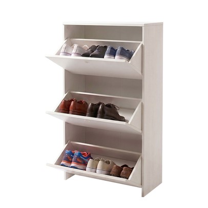 Sapateira 3 Gavetas Bst 24 Branco - Brv