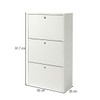 Sapateira 3 Gavetas Bst 24 Branco - Brv