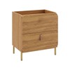 Mesa de Canto Curve 2 Portas Lamina Mel - Brv