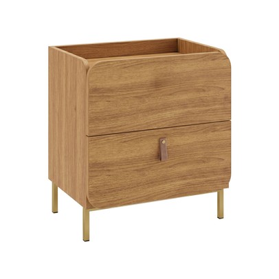 Mesa de Canto Curve 2 Portas Lamina Mel - Brv