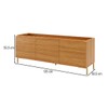 Rack para TV Até 50 Polegadas Curve 3 Portas Lamina Mel - Brv