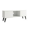 Rack para TV Até 50 Polegadas 2 Portas Br 363 Branco - Brv
