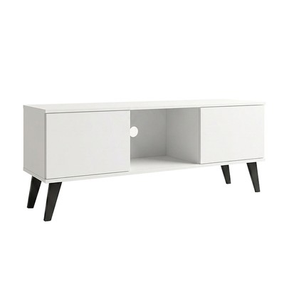 Rack para TV Até 50 Polegadas 2 Portas Br 363 Branco - Brv