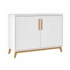 Balcão Buffet 2 Portas Hommy Branco/Pinus Claro - Brv