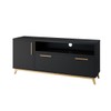 Rack para TV Até 50 Polegadas 2 Portas Hommy Preto/Pinus Claro - Brv