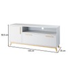 Rack para TV Até 50 Polegadas 2 Portas Hommy Branco/Pinus Claro - Brv