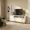Rack para TV Até 50 Polegadas 2 Portas Hommy Branco/Pinus Claro - Brv