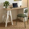 Mesa Escrivaninha 3 Gavetas Bc 100 Branco//Lam Mel - Brv