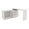 Penteadeira com Cômoda Mônaco 2 Portas 3 Gavetas Branco - Panorama Móveis