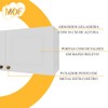 Cozinha Compacta Bariloche 8 Portas 2 Gavetas com Tampo e Pés 100% Mdf Branco - Indékes