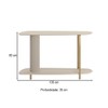 Aparador Olimpo 2 Prateleiras Off White - Linea Brasil