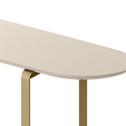 Aparador Olimpo 2 Prateleiras Off White - Linea Brasil