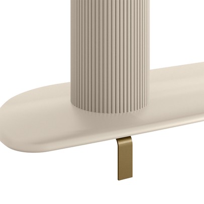 Aparador Olimpo 2 Prateleiras Off White - Linea Brasil