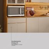 Cozinha Compacta Pleno 10 Portas 3 Gavetas com Vidro Cinamon/Nude Prime Tx - Demóbile