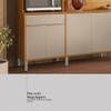 Cozinha Compacta Pleno 10 Portas 3 Gavetas com Vidro Cinamon/Nude Prime Tx - Demóbile