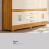 Guarda-Roupa Casal New Murano 10 Portas 3 Gavetas Cinamon/Off White - Demóbile