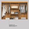 Guarda-Roupa Casal New Murano 10 Portas 3 Gavetas Cinamon/Off White - Demóbile