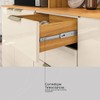 Cozinha Compacta Amora 10 Portas 2 Gavetas Cinamon/Off White - Demóbile