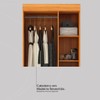 Guarda-Roupa Wind 3 Portas Cinamon/Off White - Demóbile