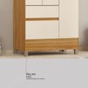 Guarda-Roupa Wind 3 Portas Cinamon/Off White - Demóbile