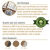 Cama de Casal Cancun 2 Portas com Led Mel/Grafite - Art In Móveis
