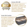 Cama Infantil Power 1 Portas 3 Nichos com Led Grafite - Art In Móveis
