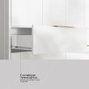Guarda-Roupa Casal Domo 4 Portas 4 Gavetas com Espelho Branco - Demóbile