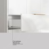 Guarda-Roupa Casal Domo 4 Portas 4 Gavetas com Espelho Branco - Demóbile