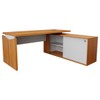 Mesa para Escritório Office 1 Porta Freijó/Branco - Panorama Móveis