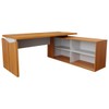 Mesa para Escritório Office 1 Porta Freijó/Branco - Panorama Móveis