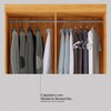 Guarda-Roupa Lótus 4 Portas 2 Gavetas Cinamon/Off White - Demóbile
