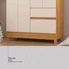 Guarda-Roupa Lótus 4 Portas 2 Gavetas Cinamon/Off White - Demóbile