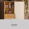 Armário Multiuso Neo 2 Portas 1 Gaveta Cinamon/Off White - Demóbile