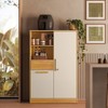 Armário Multiuso Neo 2 Portas 1 Gaveta Cinamon/Off White - Demóbile