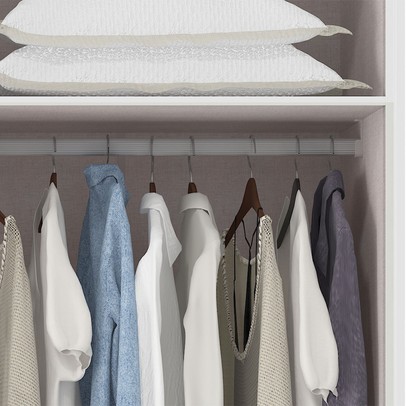Guarda-Roupa Casal Madrid 6 Portas 4 Gavetas 100% Mdf com Espelho Branco Fosco - Pnr Móveis