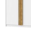 Guarda-Roupa Casal Madrid 6 Portas 4 Gavetas 100% Mdf com Espelho Branco Fosco - Pnr Móveis