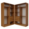Guarda-Roupa Casal Modulado Genova 8 Portas 6 Gavetas Freijó/Branco - Panorama Móveis
