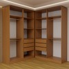 Guarda-Roupa Casal Modulado Genova 8 Portas 6 Gavetas Freijó/Off White - Panorama Móveis